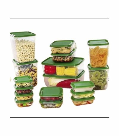 Bols de conservation plastique pour les aliments_17pieces.