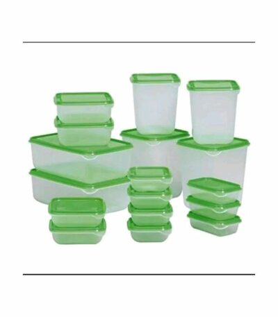 Bols de conservation plastique pour les aliments_17pieces.
