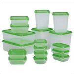 Bols de conservation plastique pour les aliments_17pieces.
