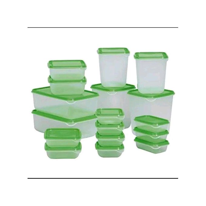 Bols de conservation plastique pour les aliments_17pieces.