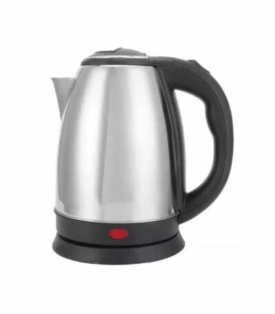 Bouilloire Electrique - 2 Litres - Manche Noir - Inox