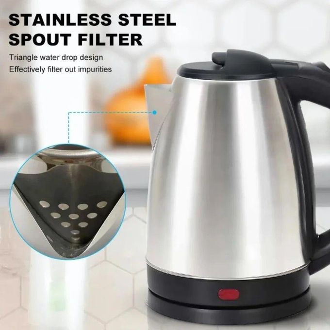Bouilloire électrique en inox 2L 1800W