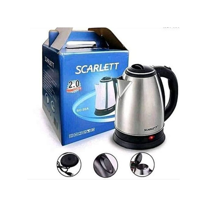 Bouilloire Electrique - Inox - 2 Litres - 220-240v-50-60hz