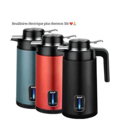 Bouilloire électrique-thermos 3L En Acier Inoxydable