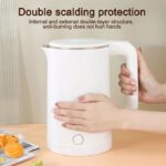 Bouilloire En Acier Inoxydable De 2,3 L, Mise Hors Tension Automatique, Double Couche Anti-brûlure