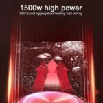 Bouilloire En Acier Inoxydable De 2,3 L, Mise Hors Tension Automatique, Double Couche Anti-brûlure