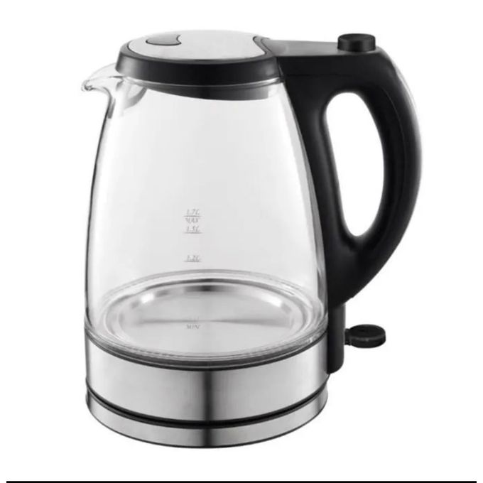 Bouilloire en verre robuste 1,8L