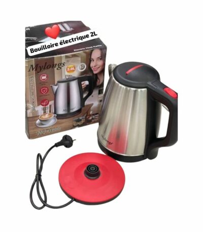 Bouilloire ou Chauffe Eau Electrique en Inox 2L