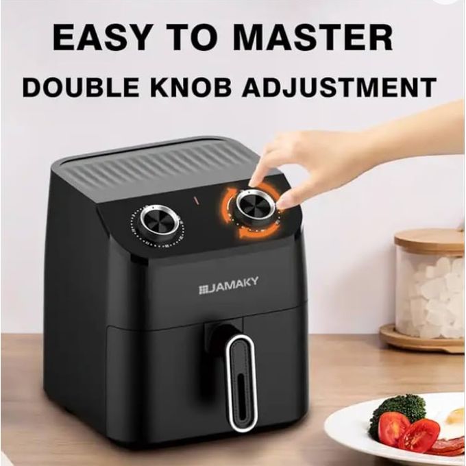 Brand: Generic Jamaki Healthy Air Fryer Without Oil 1800W 5.5L Black