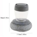 Brosse Distributeur de Savon Liquide / Gel-Livré avec quatre têtes de brosse de remplacement
