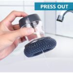Brosse Distributeur de Savon Liquide / Gel-Livré avec quatre têtes de brosse de remplacement