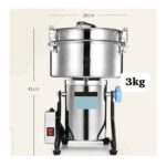 Broyeur à grains électrique à haut débit en acier inoxydable 3kg, broyage à grande vitesse de 32 000 tr/min, broyeur d'aliments