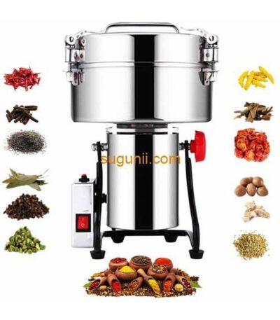 Broyeur à grains électrique à haut débit en acier inoxydable 3kg, broyage à grande vitesse de 32 000 tr/min, broyeur d'aliments