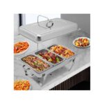 Chafing dish présentation d'aliments 3 compartiment 11litres