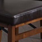 CHAISE DE SALLE A MANGER FOLDING CHAIR EN CUIR NOIR ET PLIABLE