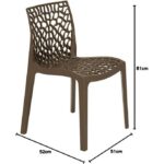 Chaise empilable en plastique - idéal pour votre maison