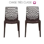 Chaise empilable en plastique - idéal pour votre maison