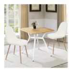 Chaise Imitation Fourrure Aurea Blanche