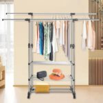 Cintre Simple à triple Rangée De Chambre Renforcée, Porte-Vêtements, Cintre, étendoir -