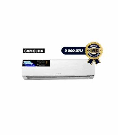 Climatiseur Split SAMSUNG - R410A - 9000 BTU - 1.25 Cv - Blanc - 12 Mois