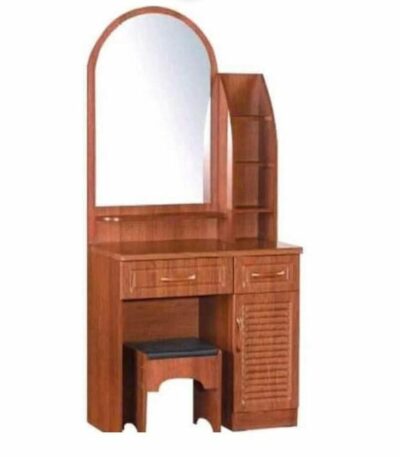 Coiffeuse miroir - Coiffeuse avec Tabouret en Bois Massif