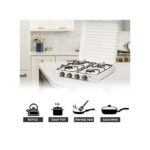 Cuisinière à Gaz Portable à Quatre Brûleurs, Cuisinière à Gaz De Camping, Facile à Nettoyer - Blanc