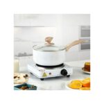 Cuisinière électrique 1000 W,cuisinière électrique De Cuisine,faire Du Thé,moka,chauffe-café-blanc