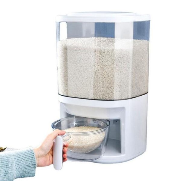 Distributeur automatique 10KG de stockage de céréales avec bol de vidange