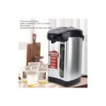 Distributeur D'eau Chaude de Comptoir en Acier Inoxydable, Pot à Eau Chaude Électrique, 4.8L Café et Thé Instantané