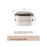 Double Layer Stainless Steel Portable Lunch Box