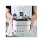 Double Layer Stainless Steel Portable Lunch Box