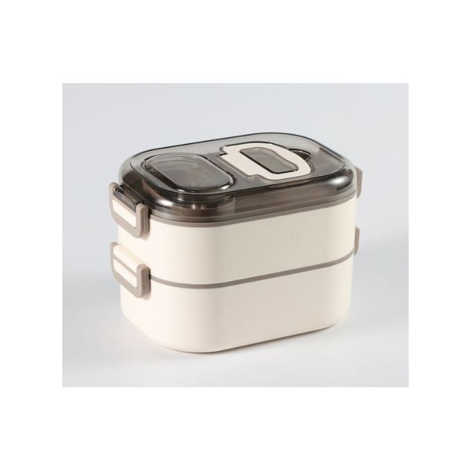 Double Layer Stainless Steel Portable Lunch Box