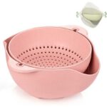 Égouttoir à fruits pour panier de passoire à pâtes Double - Rose