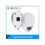 Electronic Digital Tool Measuring Kitchen Food Weighing Scales - White