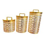 ensemble 3 sucrier en plasique