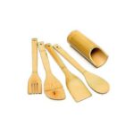 Ensemble Cuillère en Bois - 5 Pièces