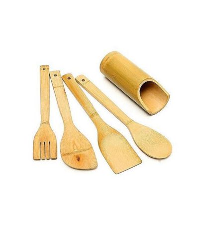 Ensemble Cuillère en Bois - 5 Pièces