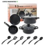 Ensemble de 13 pièces ustensiles de cuisine poêles, casseroles et ustensiles de service
