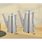 ensemble de 2 Cafetière en acier inoxydable 2L et 1,5L très pratique