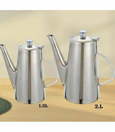 ensemble de 2 Cafetière en acier inoxydable 2L et 1,5L très pratique