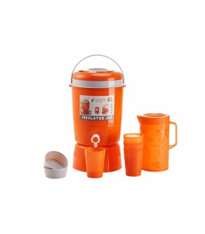 ensemble Glacière Portable - 6 Litres plus tasse et carafe