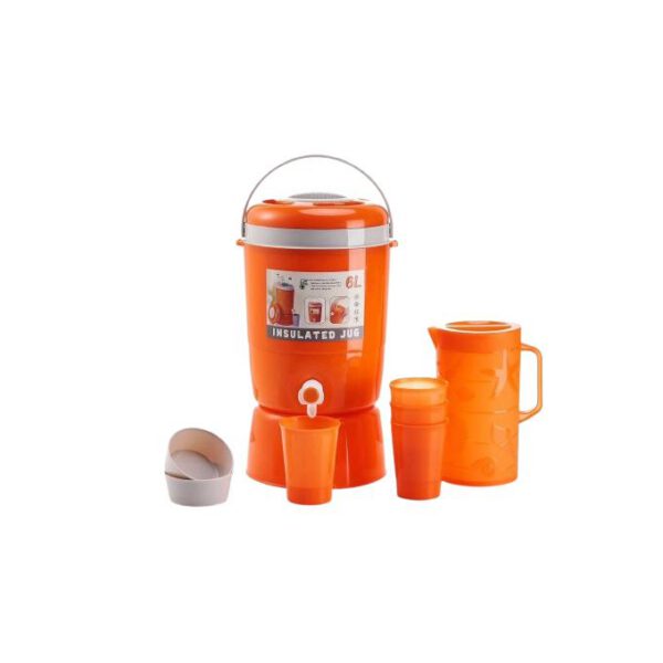 ensemble Glacière Portable - 6 Litres plus tasse et carafe