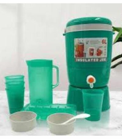 ensemble Glacière Portable - 6 Litres plus tasse et carafe