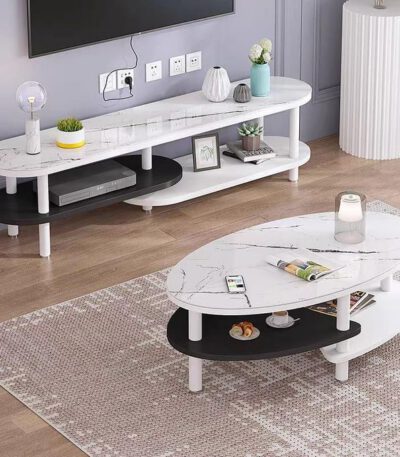Ensemble Meuble Tv et Table Basse