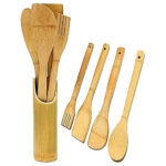 Ensemble Spatule en Bois - 5 Pièces