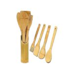 Ensemble Spatule en Bois - 5 Pièces