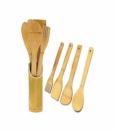 Ensemble Spatule en Bois - 5 Pièces