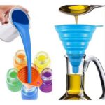 Entonnoir pliable en Silicone pour transfert de liquide