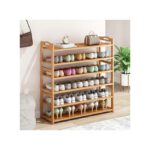 Étagère de Rangement de Chaussures en bambou-24paires
