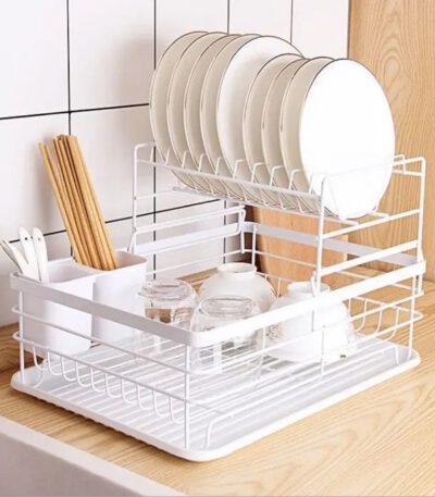 Etagère de Rangement égouttoir - blanc